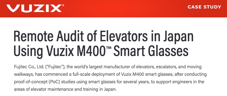 Vuzix Industrial Case Study - Remote Audit  