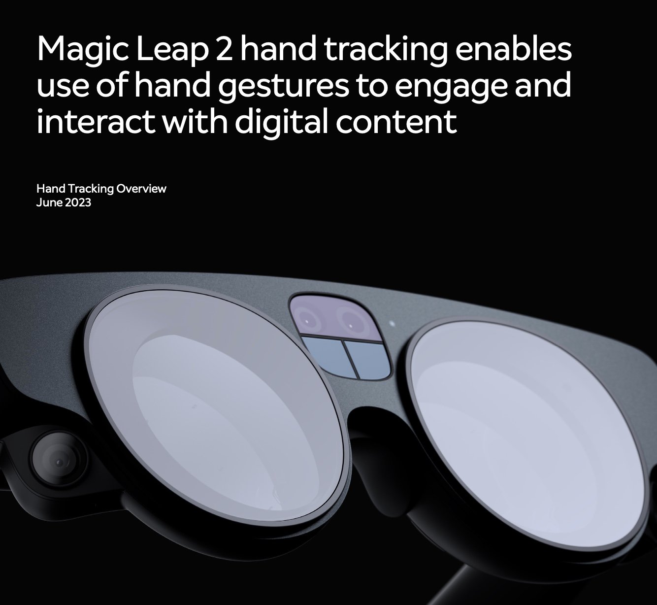 Magic Leap 2 hand tracking 